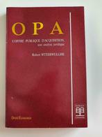 O.P.A. L'Offre Publique d'Acquisition, Comme neuf, Envoi, Robert Wtterwulghe