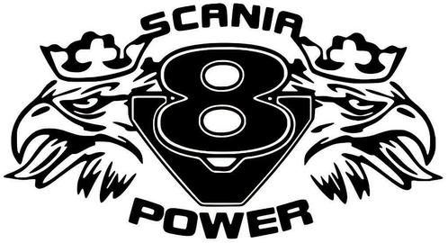 scania v8 power sticker, Auto-onderdelen, Vrachtwagen-onderdelen, Scania, Overige Auto-onderdelen, Nieuw, Ophalen of Verzenden