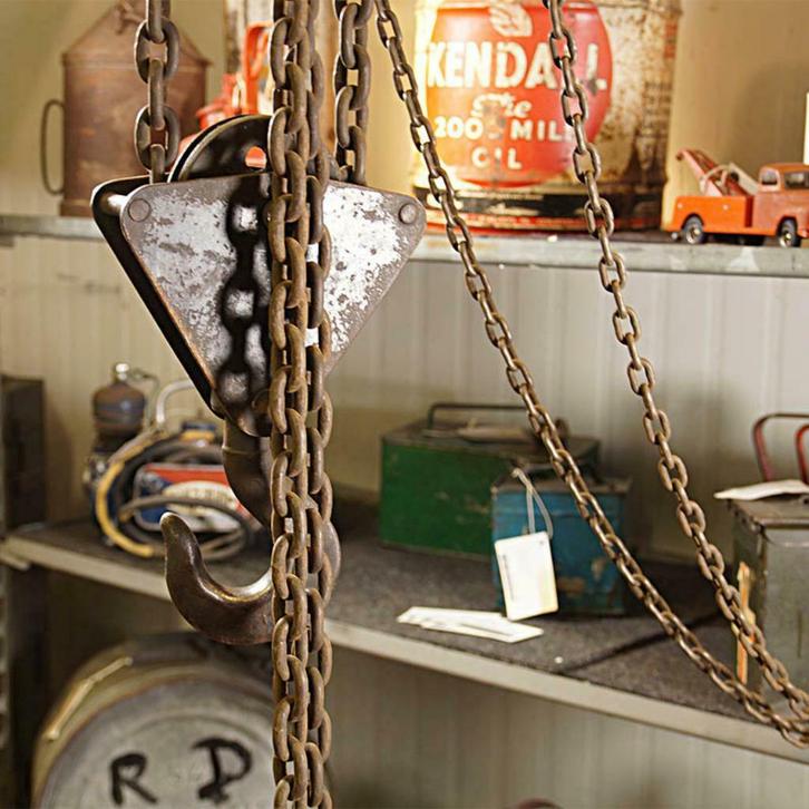 Kettingtakel-1T 2021-046, Antiek en Kunst, Curiosa en Brocante, Ophalen