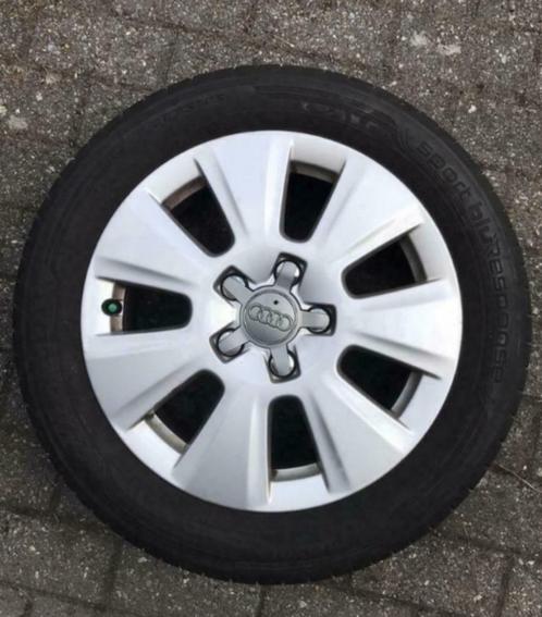 4 originele AUDI 16 inch velgen (5x112), Auto-onderdelen, Banden en Velgen, Velg(en), Zomerbanden, 16 inch, 205 mm, Personenwagen