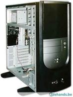 AOpen H600B Tower, ATX, Venster, 1 fans, 400 W - NIEUW, Computers en Software, Nieuw, Ophalen