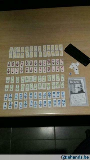 rummykub spel, Enlèvement, Utilisé