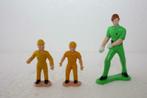 Vintage trio kleine figuurtjes - Werkmannen - Mooie staat, Verzamelen, Ophalen of Verzenden, Zo goed als nieuw
