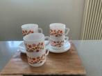 koffietassen vintage (6 stuks)+ kommen