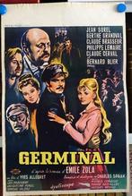 Filmposter Germinal - Yves Allegret Jean Sorel, Ophalen of Verzenden, A1 t/m A3, Film en Tv, Rechthoekig Staand