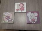 muur kadertjes noukie's, Kinderen en Baby's, Ophalen of Verzenden, Zo goed als nieuw, Wanddecoratie