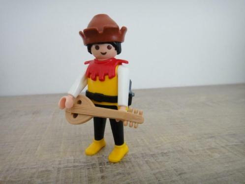 Playmobil minnestreel muzikant middeleeuwen kasteel, Kinderen en Baby's, Speelgoed | Playmobil, Zo goed als nieuw, Complete set