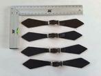 Kiltsluiting met bruine leren gesp, marine 18 cm, Hobby en Vrije tijd, Naaien en Fournituren, Ophalen of Verzenden, Nieuw