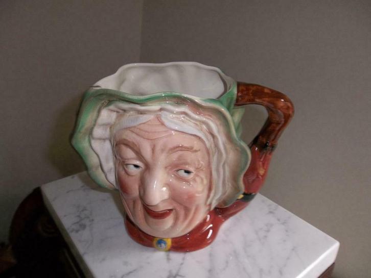 Authentieke antieke Engelse Beswick -Sairey Gamp schenkkan, Antiek en Kunst, Curiosa en Brocante, Ophalen of Verzenden