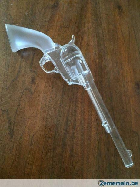rare Revolver Colt PeaceMaker en Cristal 24% Pb, Antiek en Kunst, Antiek | Glaswerk en Kristal
