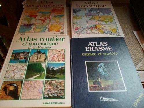 6 Atlas historiques,géographiques,routier,touristique,espace, Livres, Atlas & Cartes géographiques, Neuf, Enlèvement ou Envoi