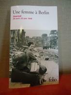 Roman : "Une femme à Berlin", Livres, Belgique, Enlèvement, Utilisé