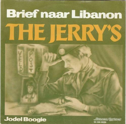 45T: The Jerry's: Brief naar Libanon, Cd's en Dvd's, Vinyl | Nederlandstalig, Overige formaten, Ophalen of Verzenden