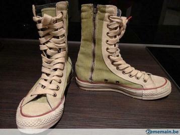 Baskets River Wood, hautes, en daim, pointure 36, Enlèvement ou Envoi, River Wood, Sneakers et Baskets, Vert