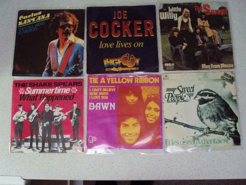 Lot 22 van 10 Singeltjes van "Santana, Joe Cocker, The Sweet, CD & DVD, Vinyles Singles, Single, Pop, 7 pouces, Enlèvement ou Envoi