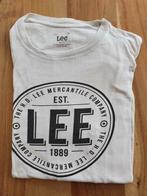 T-shirt Lee maat Medium, Gedragen, Maat 48/50 (M), Ophalen of Verzenden, Wit
