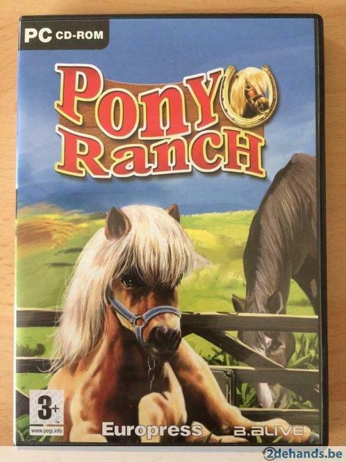 Pony Ranch (CD-rom), Consoles de jeu & Jeux vidéo, Jeux | PC, Utilisé, Simulation, 1 joueur, À partir de 3 ans, Un ordinateur