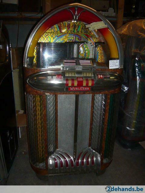 wurlitzer  1100  78 toeren  1948  gerestaureerd  garantie, Verzamelen, Automaten | Jukeboxen, Wurlitzer, Ophalen of Verzenden