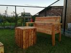 Loungeset en zitbank op maat gemaakt, Tuin en Terras, Nieuw, Loungeset, Bank, Hout