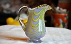 §  pot au lait en verre soufflet colore chenee??, Antiquités & Art, Antiquités | Verre & Cristal, Enlèvement ou Envoi