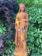 Maria met kindje jezus,gietijzer,prachtig beeld-tuin-beeld