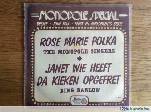 single the monopole singers / bing barlow, CD & DVD, Vinyles | Néerlandophone