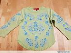 T-shirt vert à manches longues fille 92/98, Utilisé, Fille, Chemise ou À manches longues