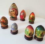 Russische Orthodox houten beschilderde eieren, Antiek en Kunst, Ophalen of Verzenden