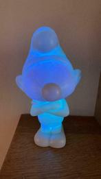 Oude peyo lichtgevende smurfen 20 cm in uitstekende staat