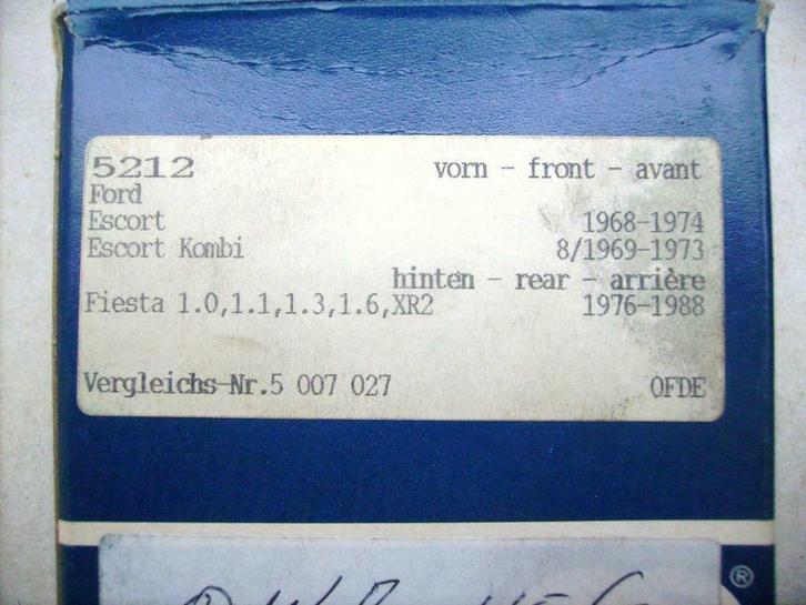 Set achterwiellagers Ford Escort/Fiësta Oldtimer, Auto-onderdelen, Ophanging en Onderstel, Ford, Oldtimer onderdelen, Nieuw, Ophalen of Verzenden