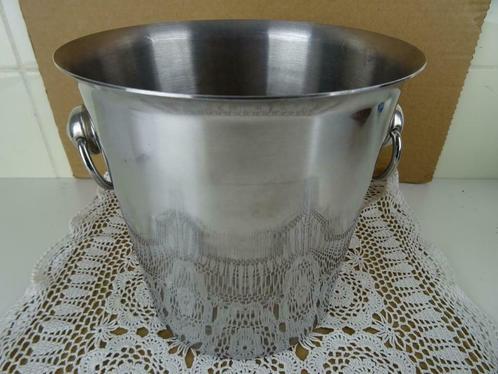 Wijnkoeler champagnekoeler ijsemmer aluminium wijnkoeler 9e, Antiek en Kunst, Curiosa en Brocante, Ophalen of Verzenden