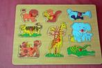 Houten kinderpuzzel, Ophalen, 2 tot 4 jaar, Zo goed als nieuw, Van hout