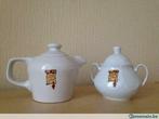 Pot à Café Théière en Porcelaine + Sucrier, Enlèvement ou Envoi