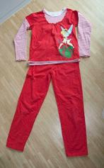 Tinkerbell rode pyjama - maat 12 jaar (152), Enfants & Bébés, Vêtements enfant | Taille 152, Comme neuf, Fille, Vêtements de nuit ou Sous-vêtements