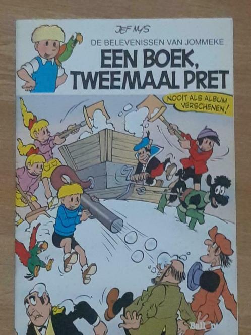 strip Jommeke "Een boek, tweemaal pret"-2 verhalen-48 blz.-N, Livres, BD, Neuf, Enlèvement