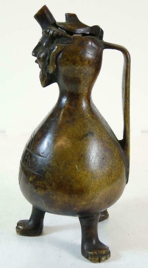pot homme barbu bronze, Antiquités & Art, Antiquités | Vases, Enlèvement ou Envoi