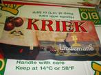 Gueuze.Kriek.Lindemans.Bar Towel.Toog mat, Verzamelen, Ophalen of Verzenden, Gebruikt, Gebruiksvoorwerp