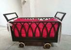 Vintage Babybed op wieltjes