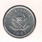 10454 * CONGO - MOBUTU * 1 LIKUTA 1967 * FDC, Postzegels en Munten, Ophalen of Verzenden