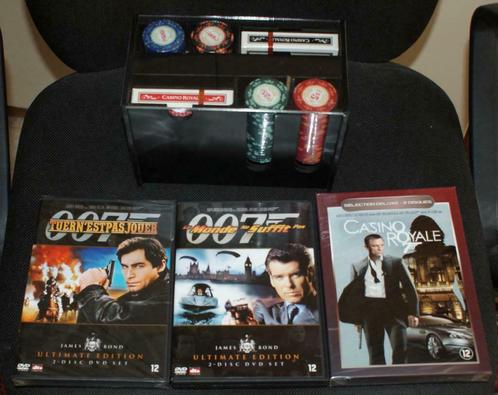 Coffret 42 DVD + Pokerset, 007 Ultimate Casino Edition NEUF*, CD & DVD, DVD | Action, Neuf, dans son emballage, Action, Coffret