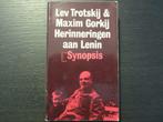Herinneringen aan Lenin  -Lev Trotskij & Maxim Gorkij-, Boeken, Ophalen of Verzenden