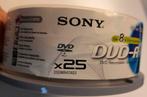 DVD + R SONY 5 stuks, Nieuw, Dvd, Ophalen of Verzenden, Dubbellaags