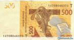 500 francs 2014    west african states    togo    unc, Postzegels en Munten, Ophalen of Verzenden