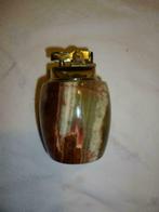 Ancien briquet au gaz en version marbre fumer allumer, Collections, Enlèvement ou Envoi, Utilisé, Briquet