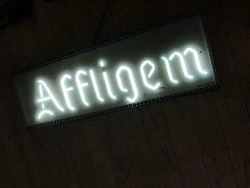 AFFLIGEM ,  enseigne vintage néon donc pas led, Collections, Marques & Objets publicitaires, Utilisé