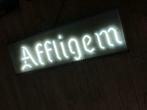AFFLIGEM, vintage neonreclame dus niet LED, Gebruikt