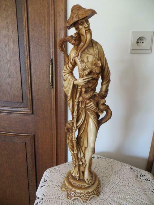 Statuette Chinoise (homme), Antiek en Kunst, Antiek | Keramiek en Aardewerk, Ophalen of Verzenden
