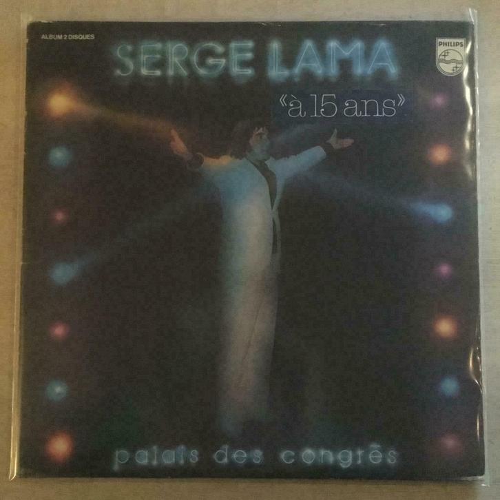 2LP Serge Lama - Palais Des Congrès (Philips 1977) VG+, CD & DVD, Vinyles | Pop, 1960 à 1980, 12 pouces, Envoi