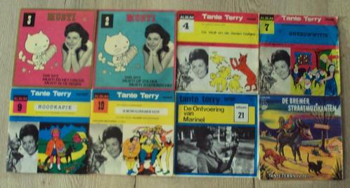 7 Vintage Sprookjes E.P 7' Singeltjes van Tante Terry  !, Cd's en Dvd's, Vinyl | Kinderen en Jeugd, Gebruikt, Ophalen of Verzenden