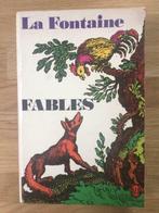 boek les Fables de La Fontaine fabels sprookjes, Gelezen, Ophalen of Verzenden